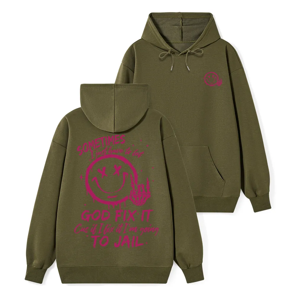 I Just Have To Let God Fix It Christian Classic Hoodie