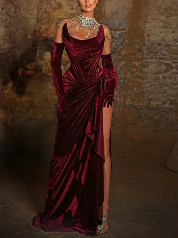 Sheath vintage gingham temperament women's dress