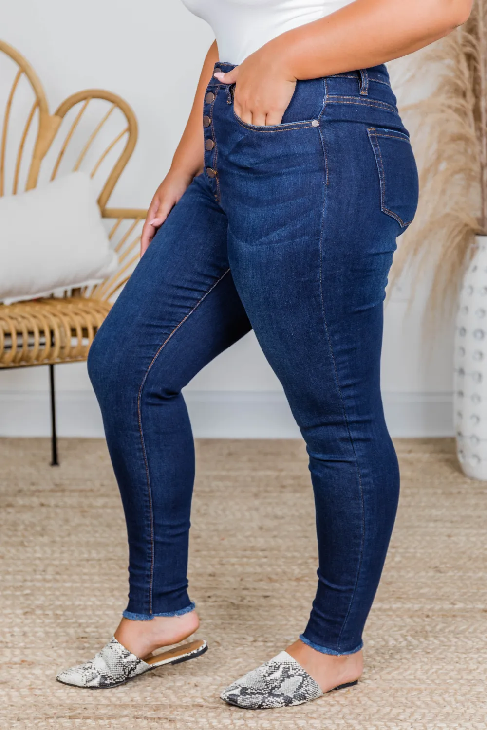 The Chelsie Dark Wash Jeans