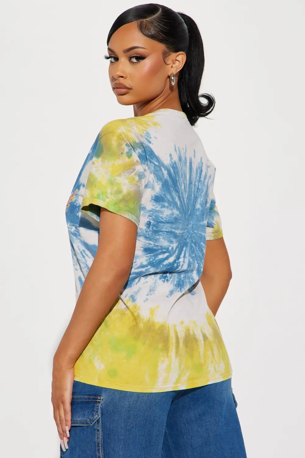 Nirvana Tie Dye Graphic Tee - Multi Color