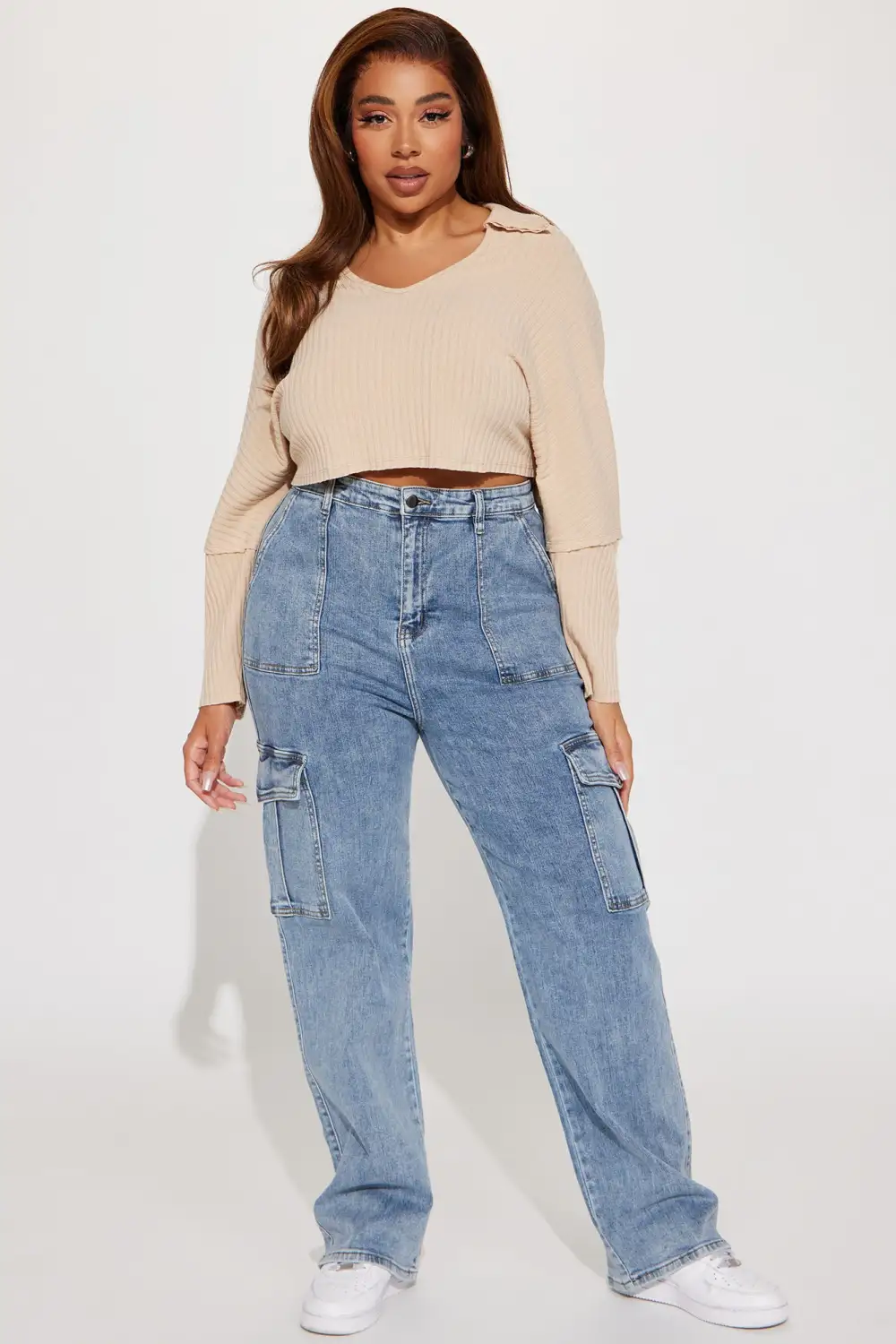 Timeless Crop Top - Beige