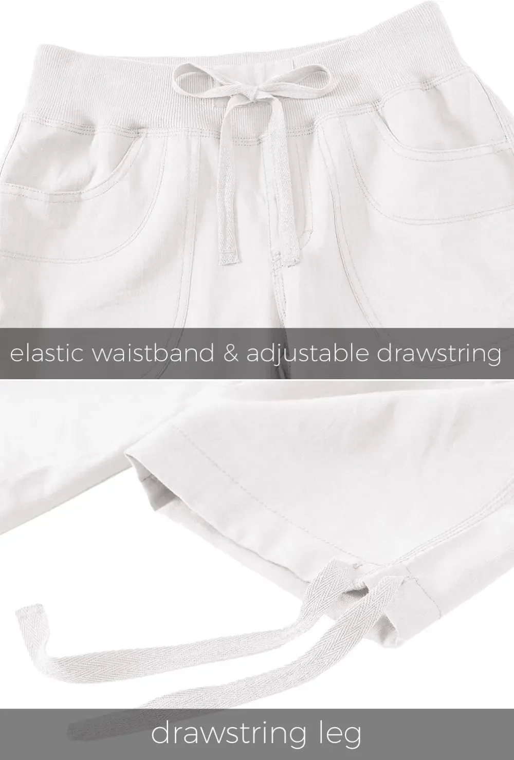 MoFiz Womens Capris with Pockets Loose Fit Casual Capri Pants Dressy Lightweight Ladies Baggy Cargo Pants for Hiking