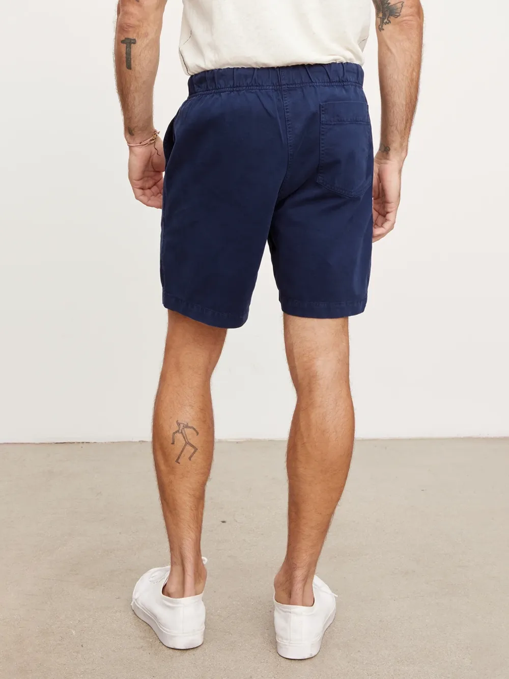 Navy Blue Casual Men's Shorts