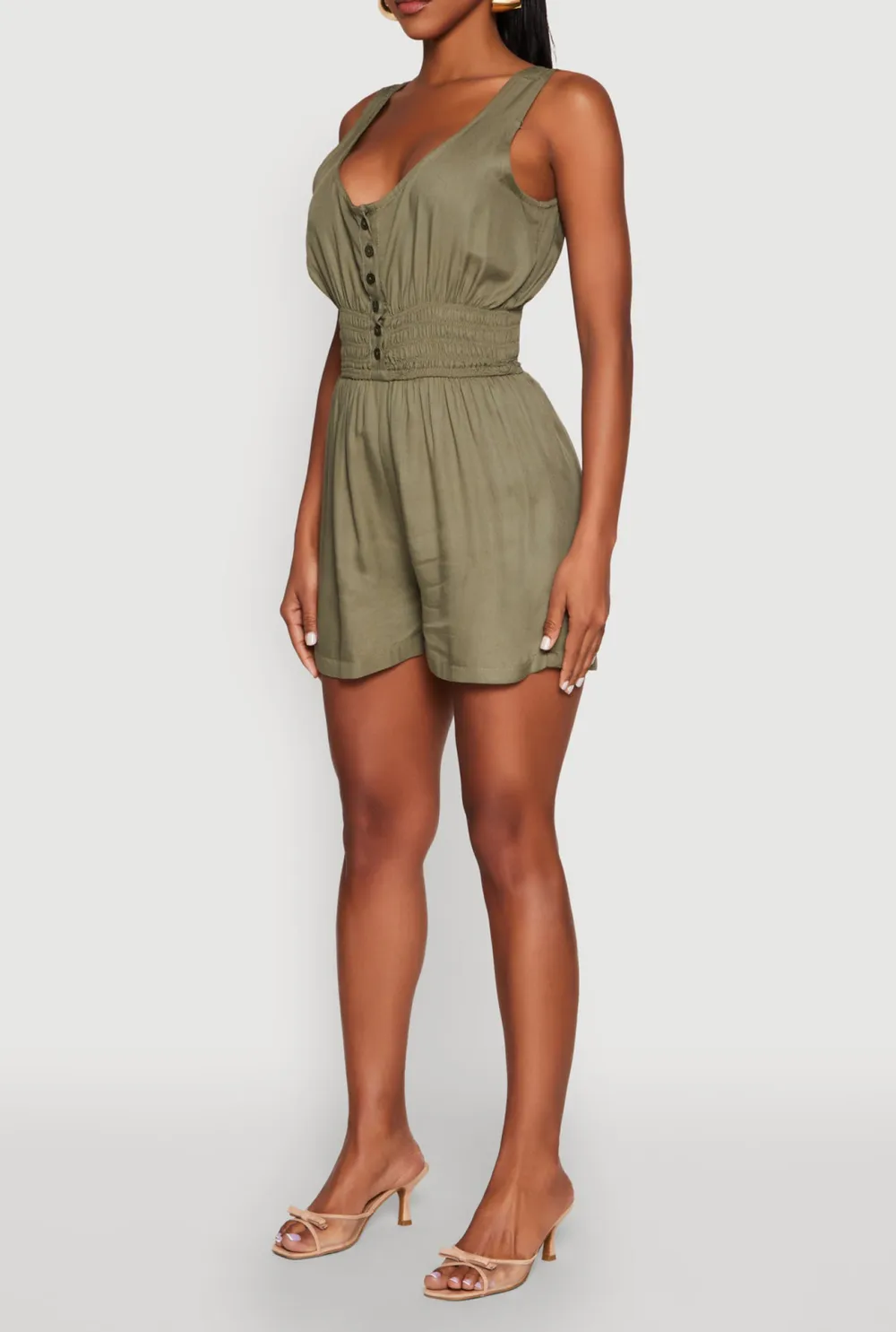 Sleeveless Round Neck Jumpsuit