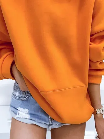 Casual Hoodie Plain Hoodie