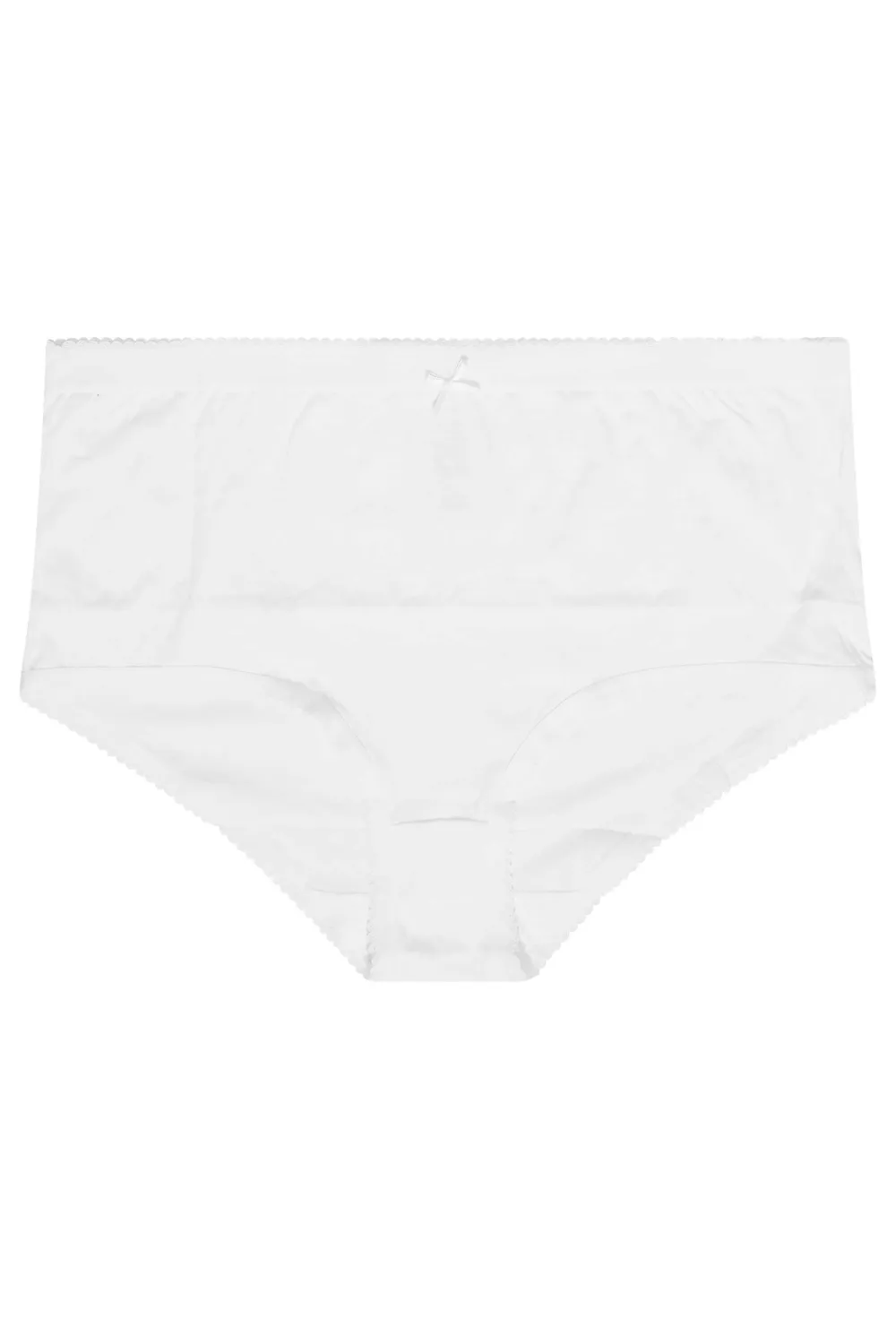 YOURS 5 PACK Curve Black Cotton High Waisted Full Briefs