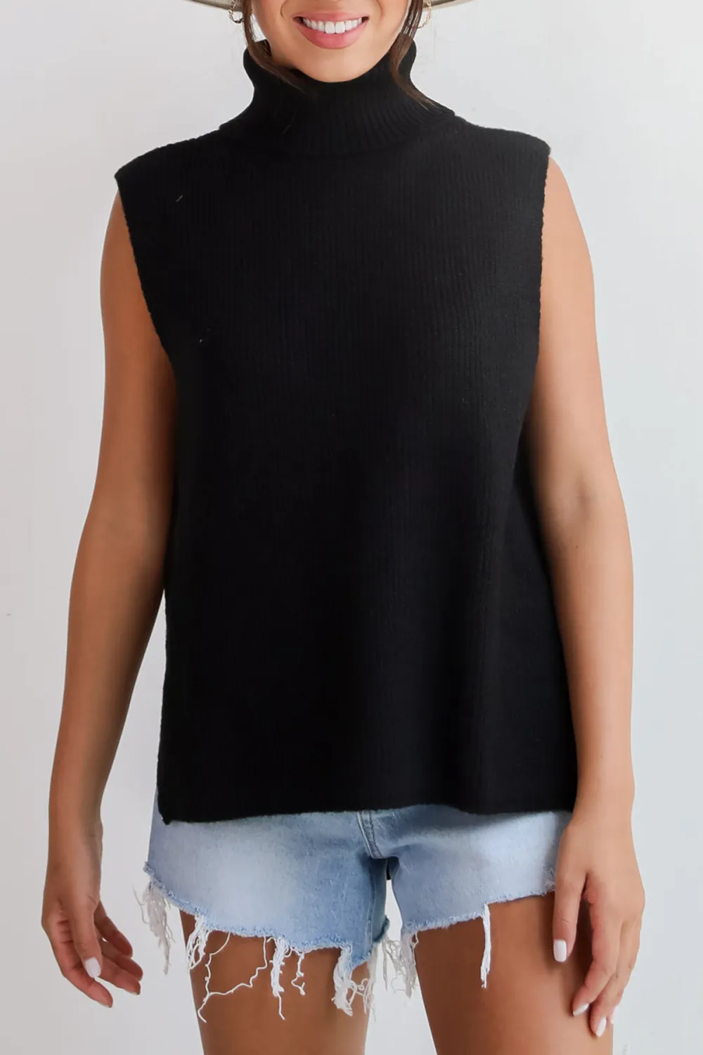 Sophisticated Ways Turtleneck Sweater Top