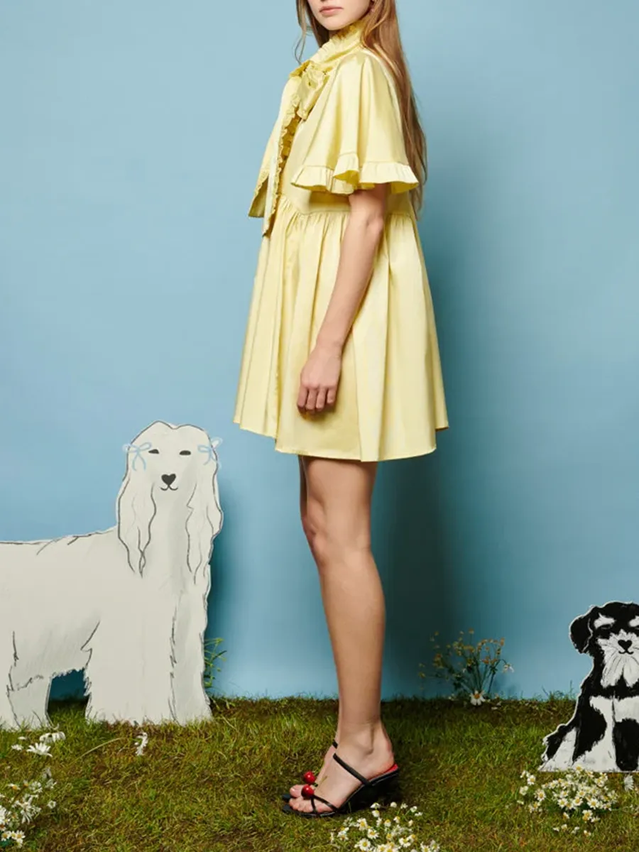 Simplicity Reimagined Bow Mini Dress