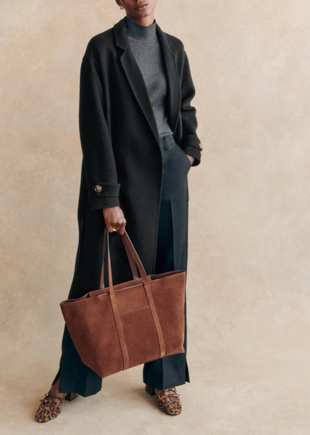 Long Double-Sided Wool Coat