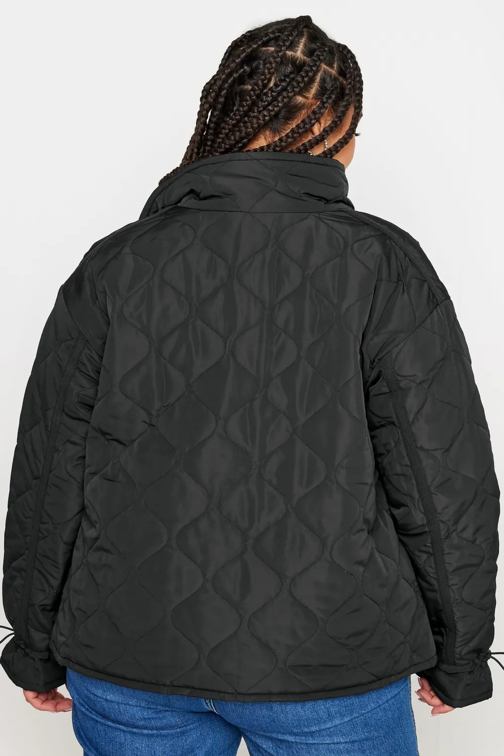 YOURS Curve Black Quilted Jacket