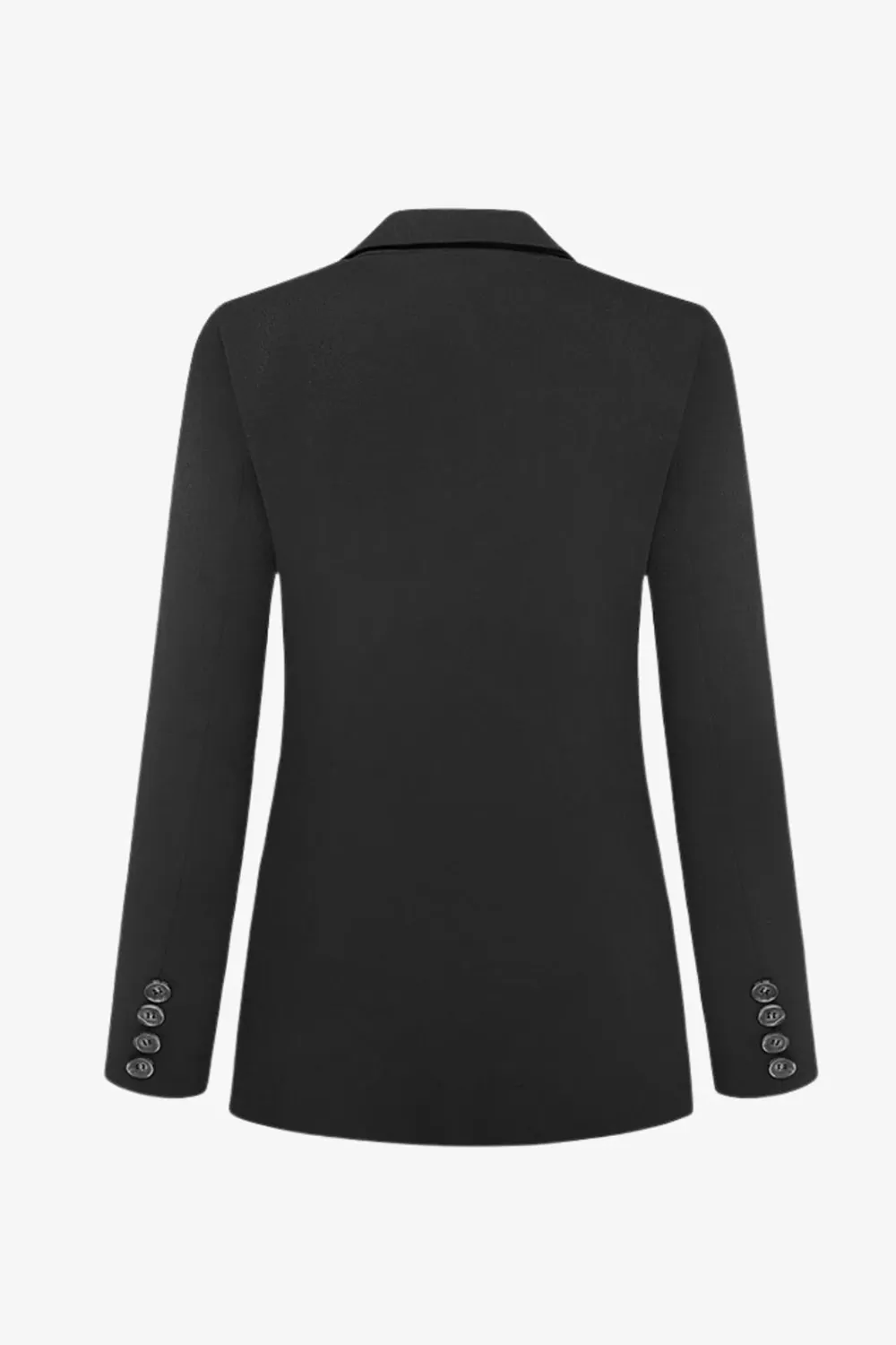 Black Structured Boyfriend Blazer