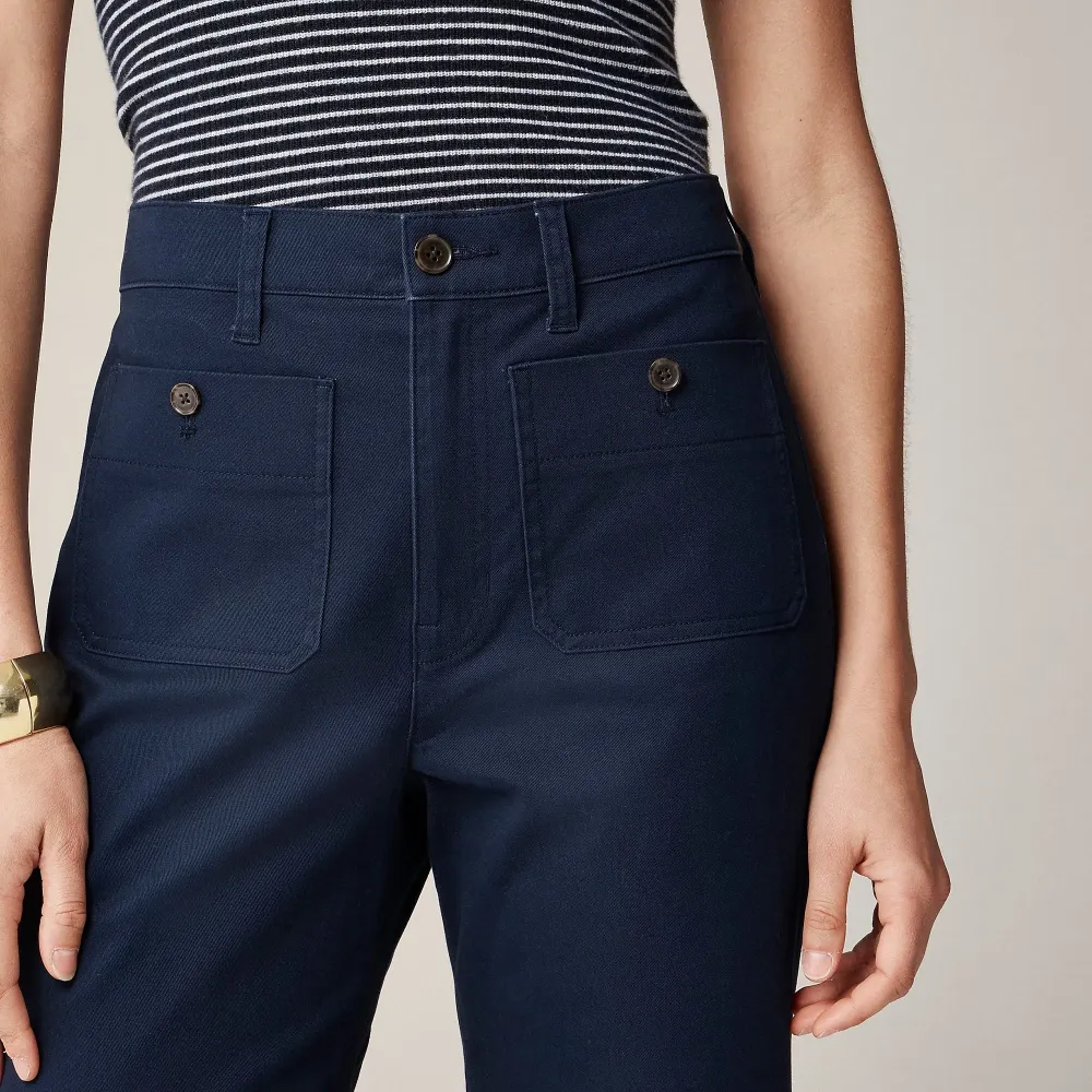 Sailor slim wide-leg chino pant