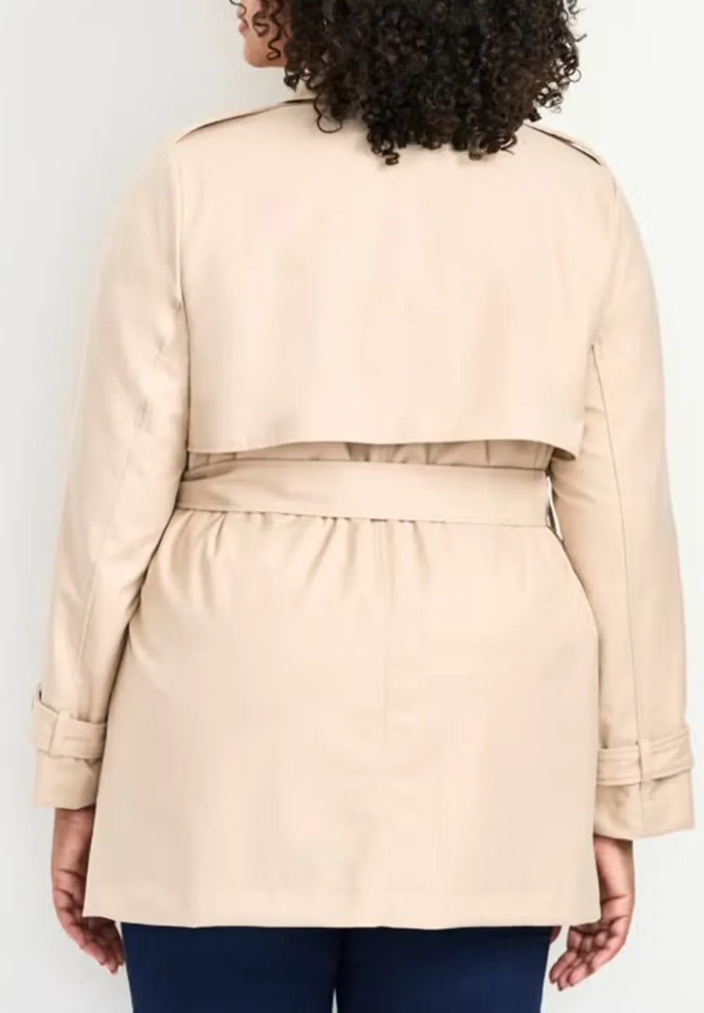 Double Breasted Waistband Jacket