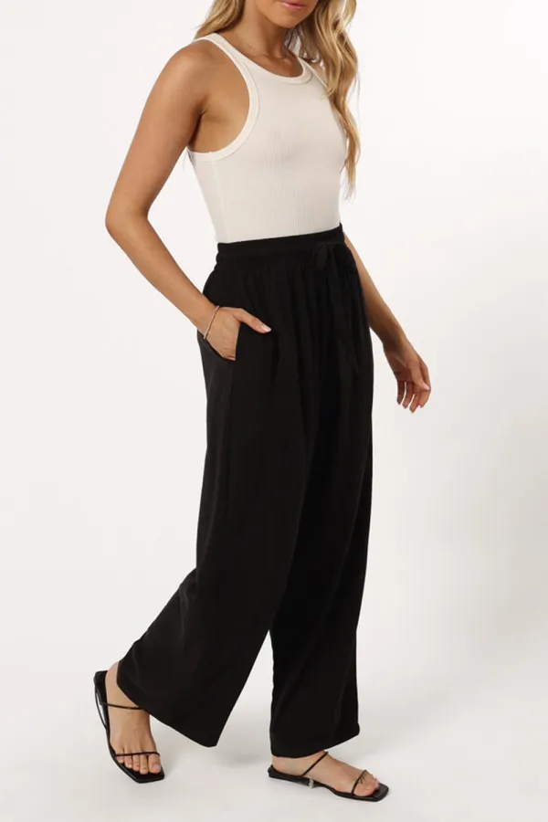 SOFT BELTED PANT