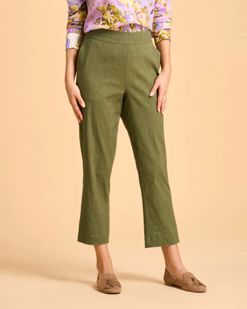 Slim Fit Ankle Length Pants
