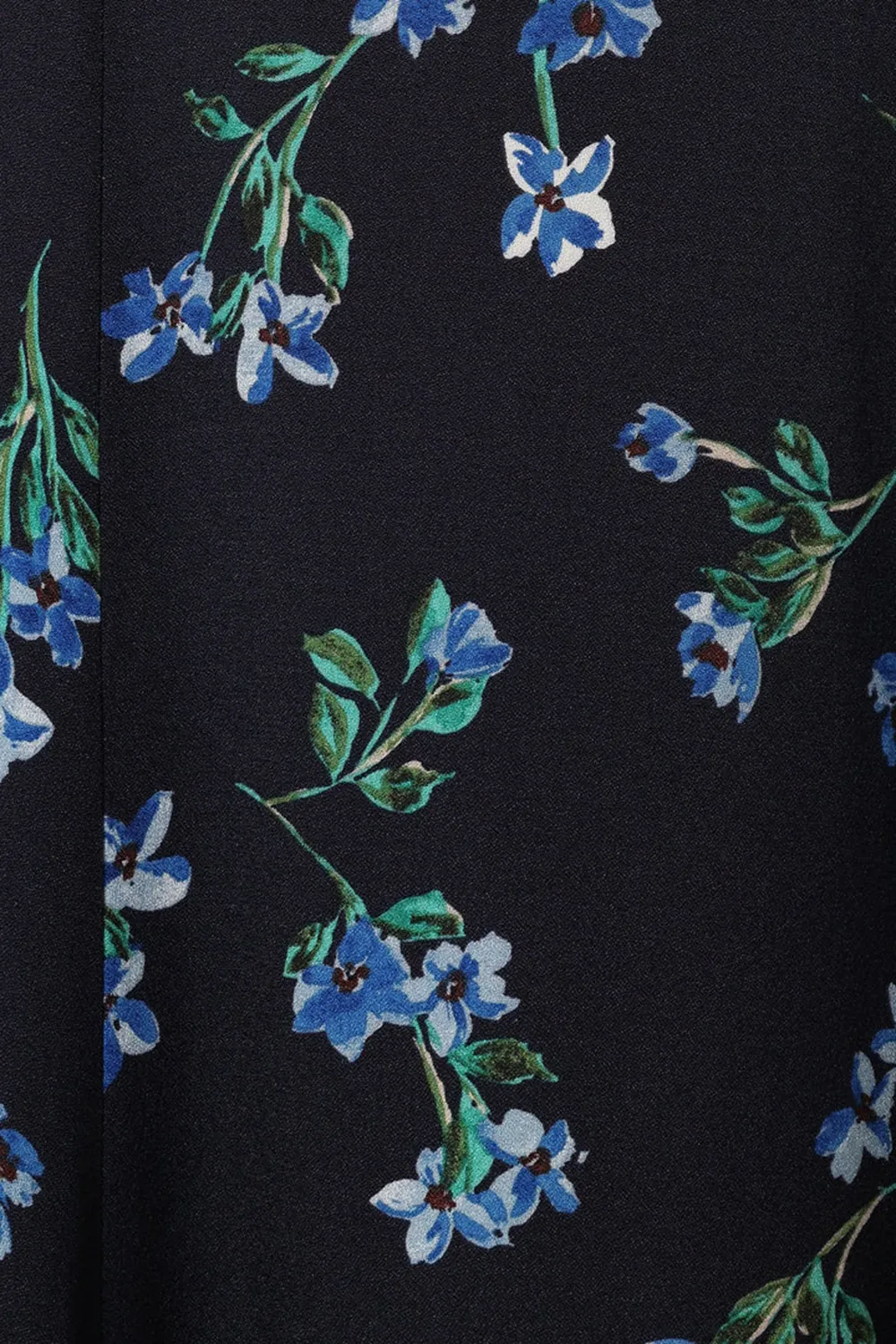 MIDNIGHT BLUES MIDI DRESS