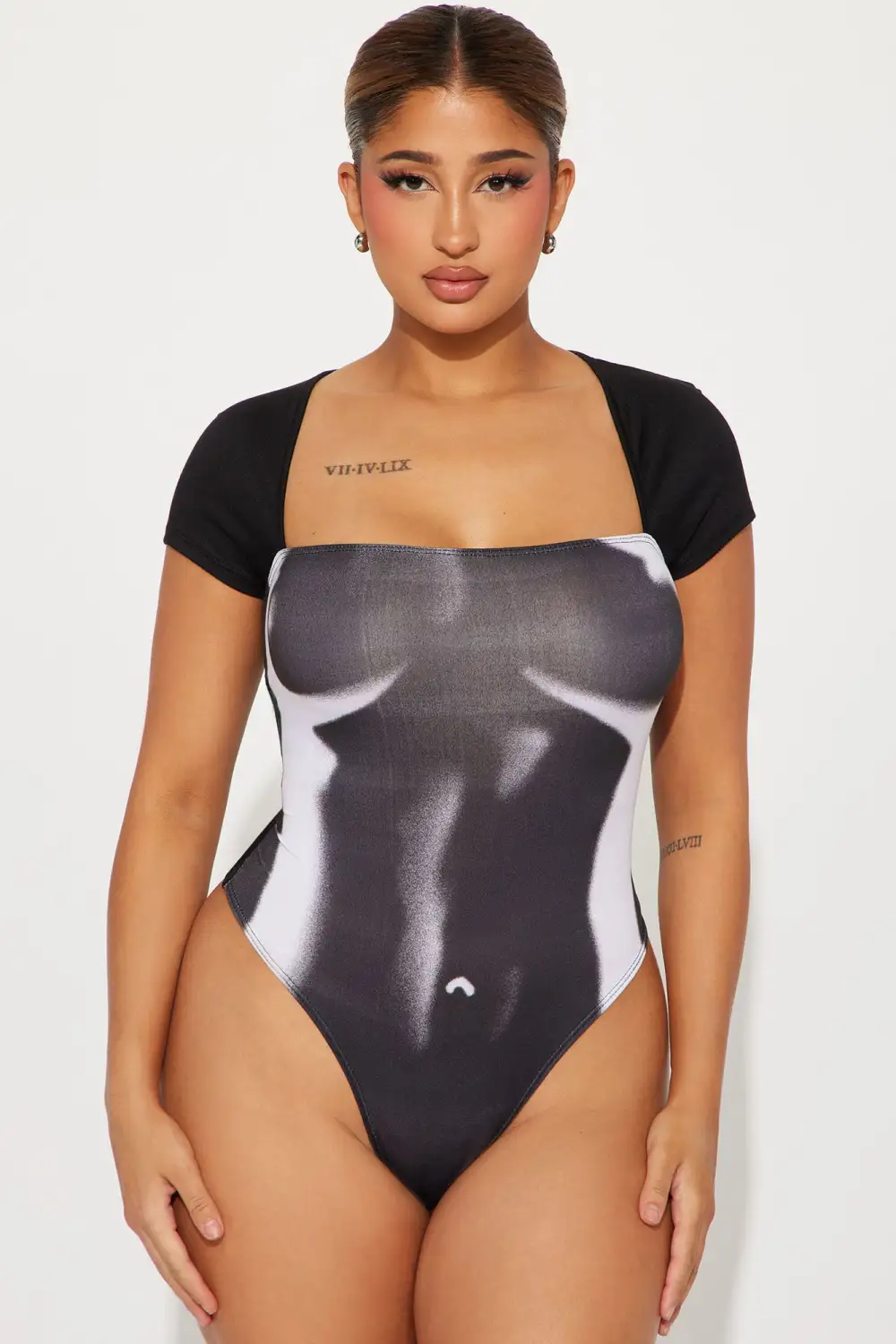 Taste Of Me Bodysuit - Black/combo