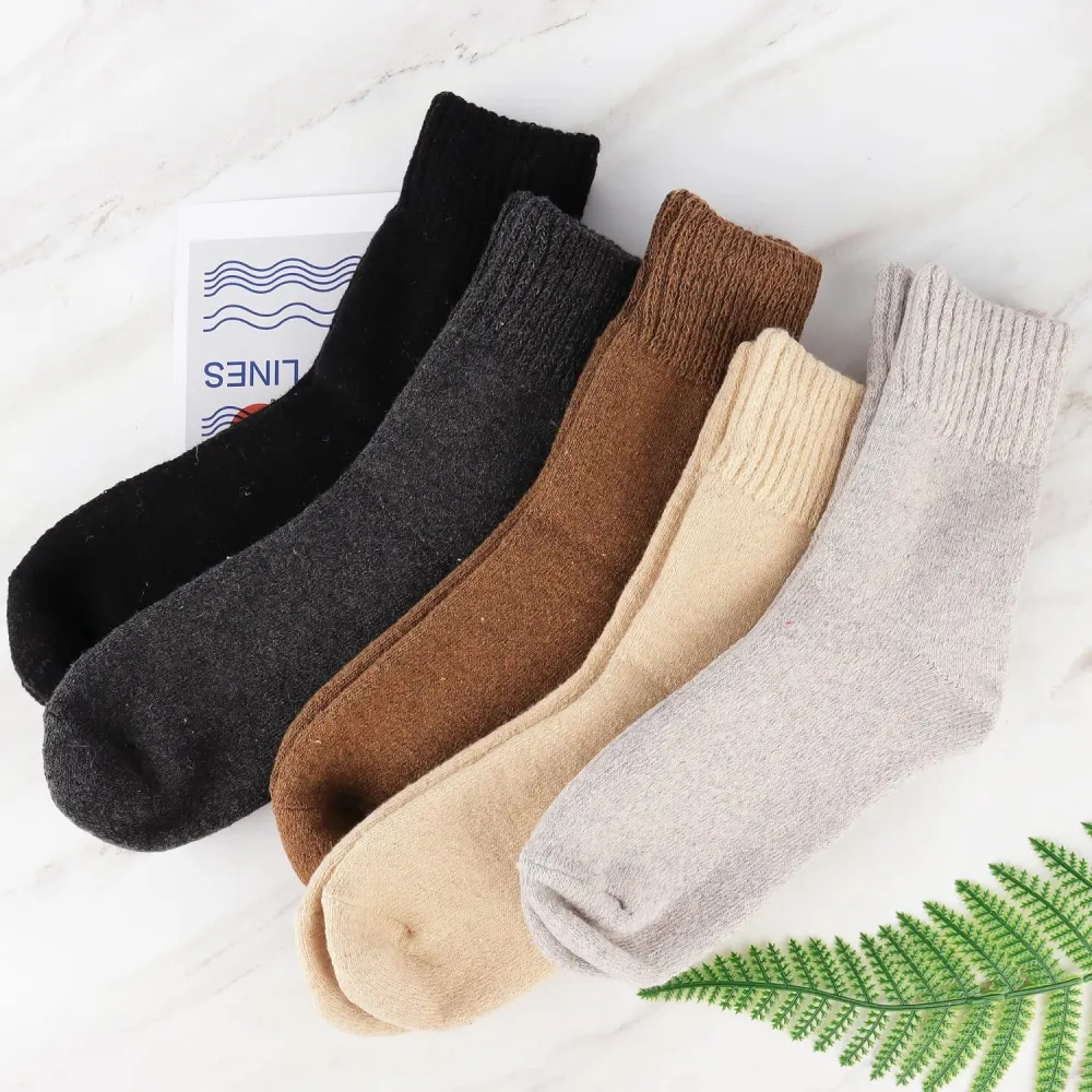 Jeasona Wool Socks for Women Warm Winter Thermal Thick Socks Gifts for Women Mom