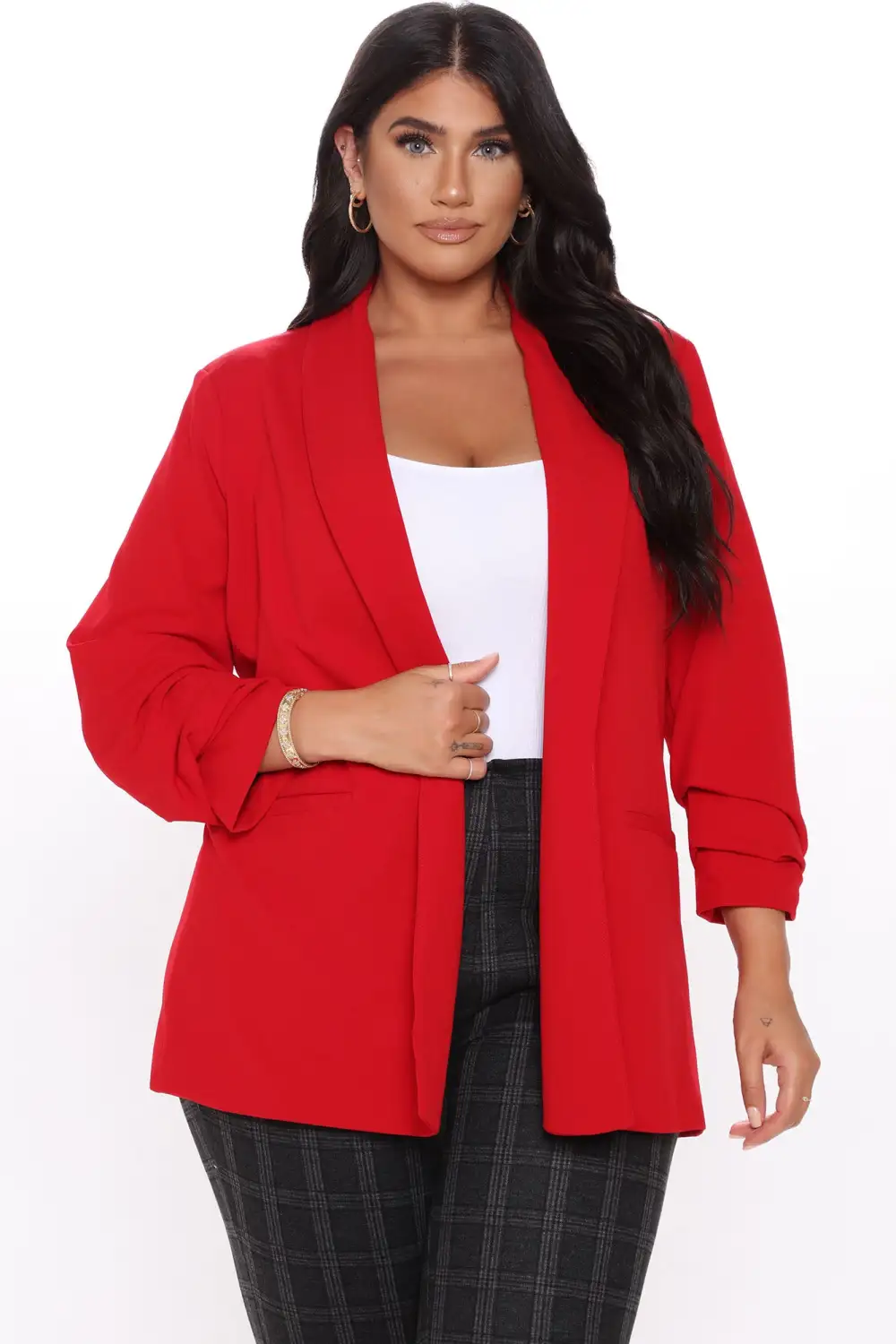 The Celine Blazer - Red