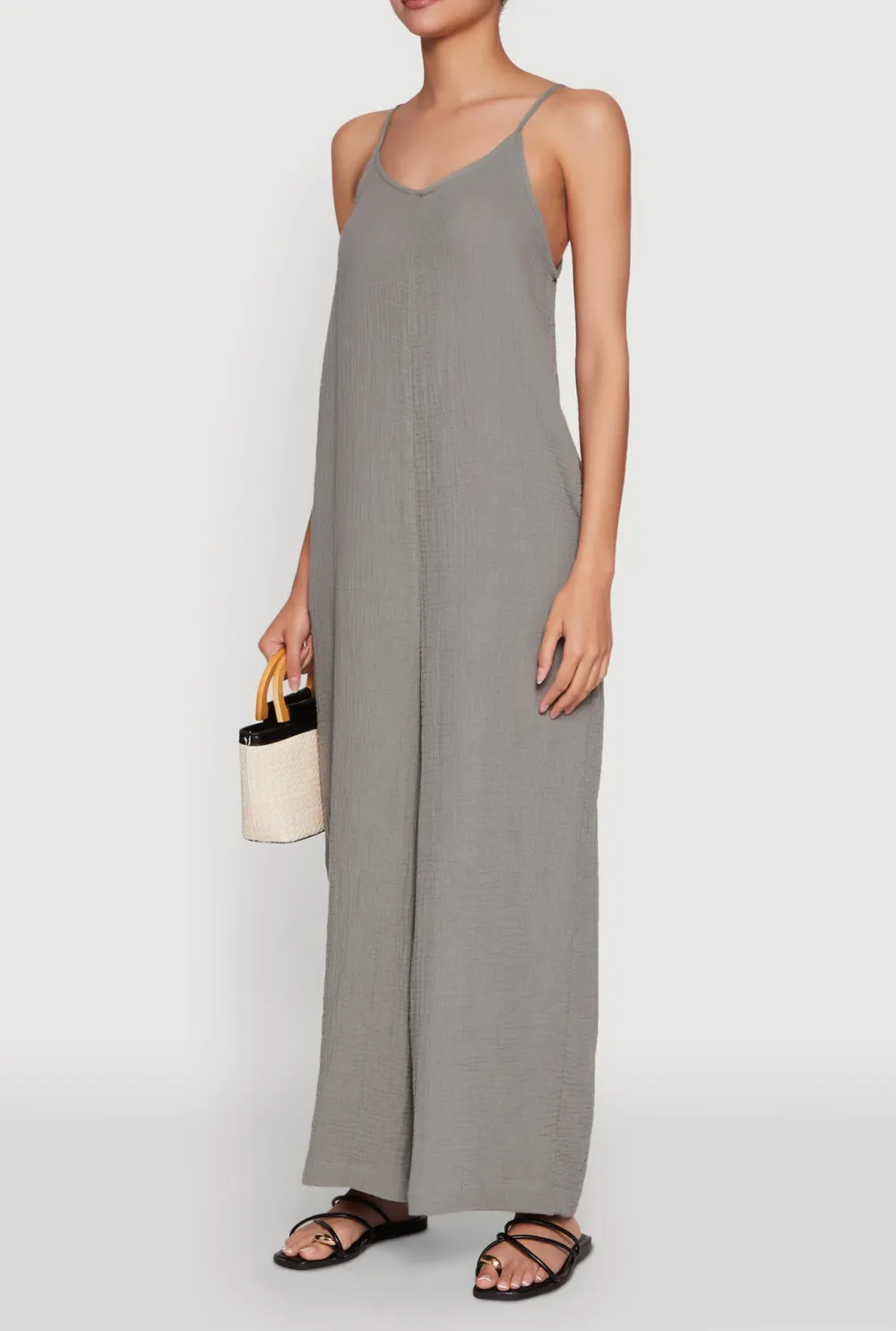 V-Neck Camisole Jumpsuit