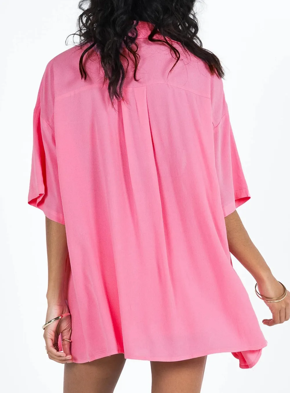 Colorful Abstract Print Short Sleeve Shirt