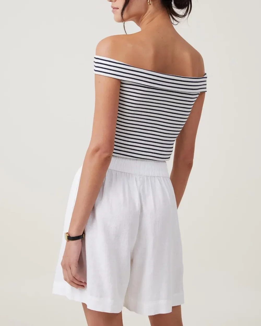 Black Longline Shorts