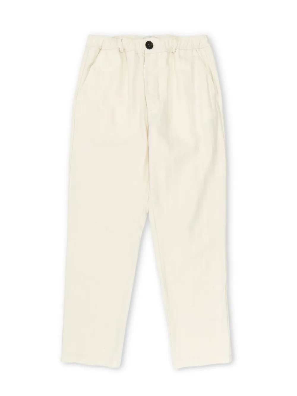 Ecru Elasticated Waist Trousers
