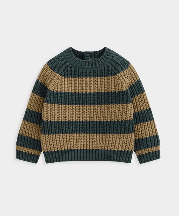 Chunky Knitted Stripe Jumper