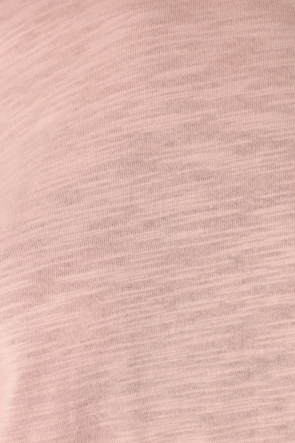 DUSTY PINK FRILL SLEEVE TEE