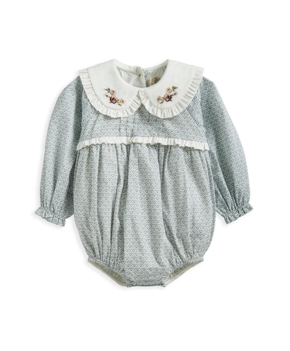 Laura Ashley Geometric Shortie Romper