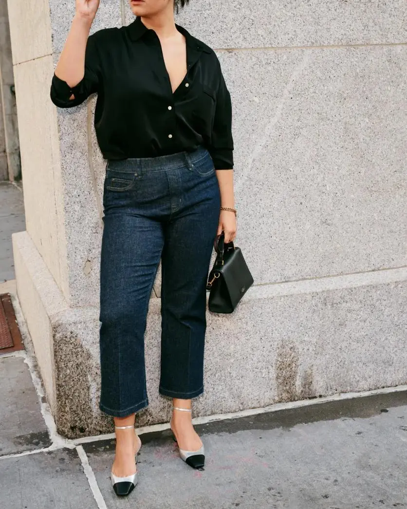 Kick Flare Jeans - Raw Indigo