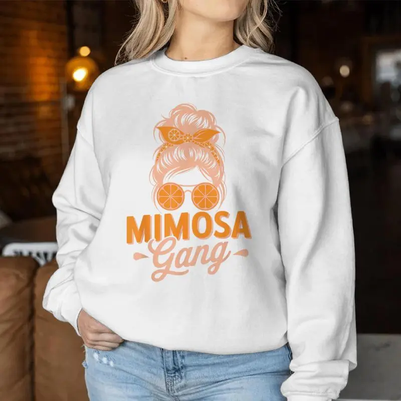 Mimosa Gang Brunch Orange Cocktail Women Women Sweatshirt