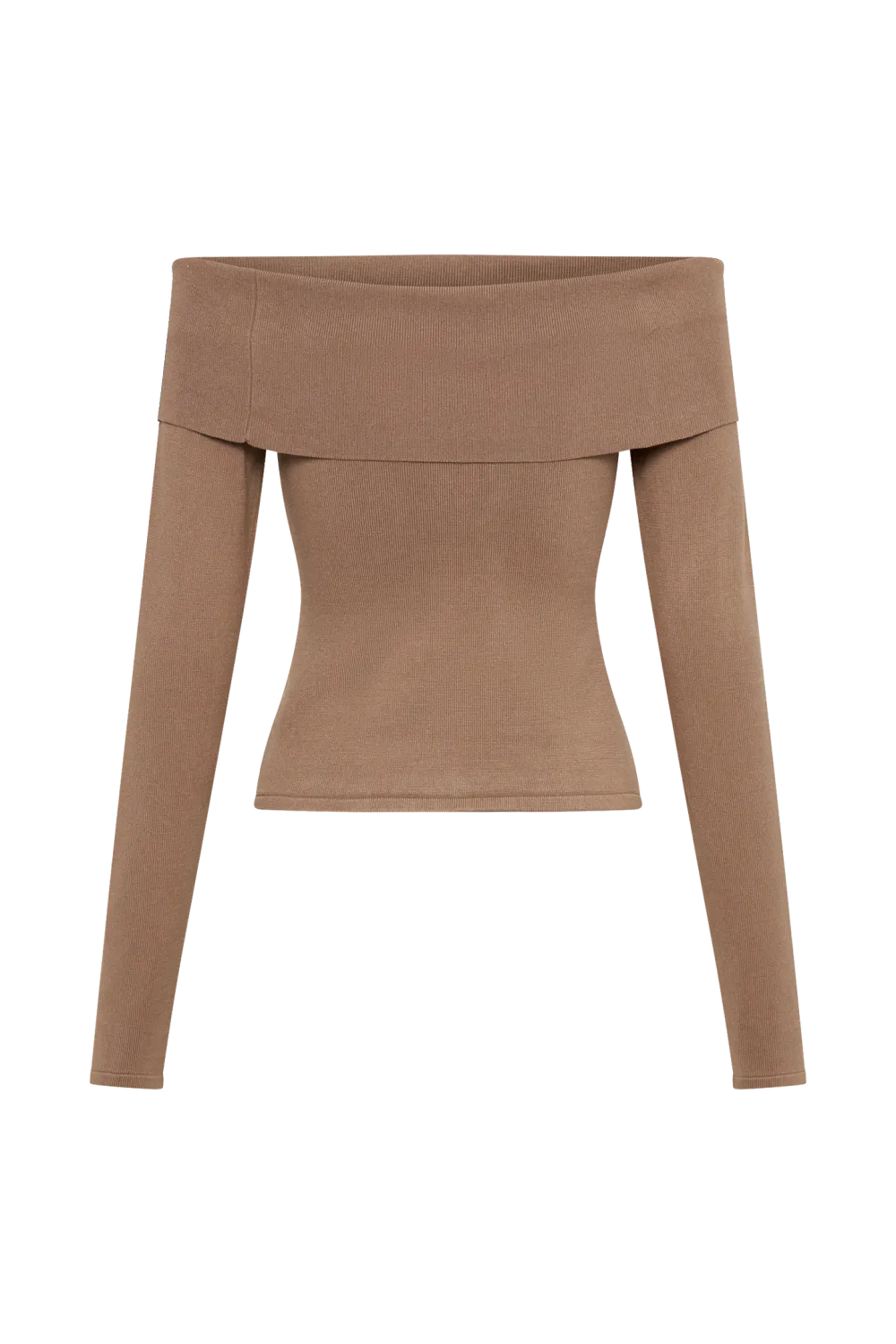 Buttoned Off Shoulder Knit Top