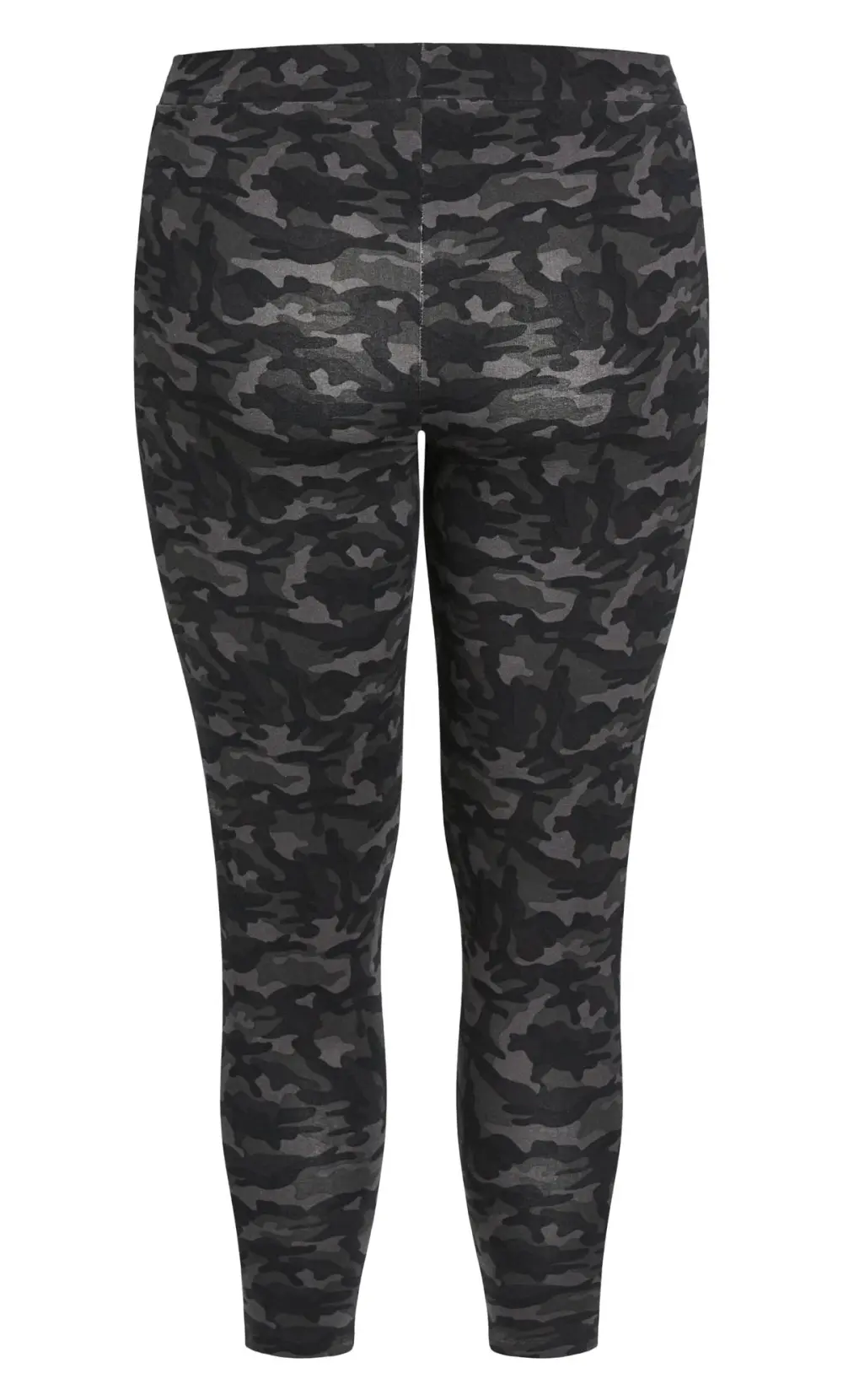 Evans Black 2 Stripe Print Legging