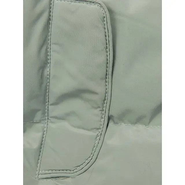 Women's Fleece Lined Parka & Leggings Thermal Warm Puffer Jacket Winter Coat Ankle-Length Winter Leggings Micro-elastic High Waist Tights