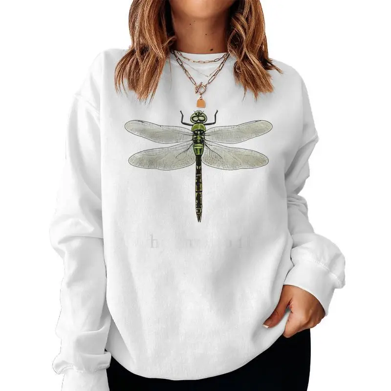 Why Am I So Fly Dragonfly Pun Insect Lover Women Sweatshirt