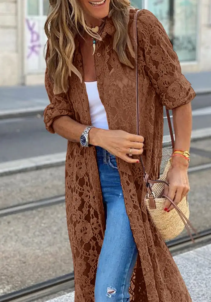 Take In The Magic Lace Casual Shirt