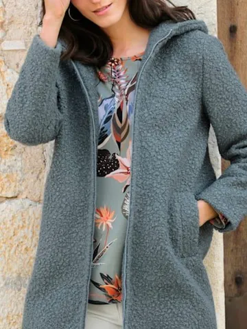 Casual Long Sleeve Hoodie Outwear
