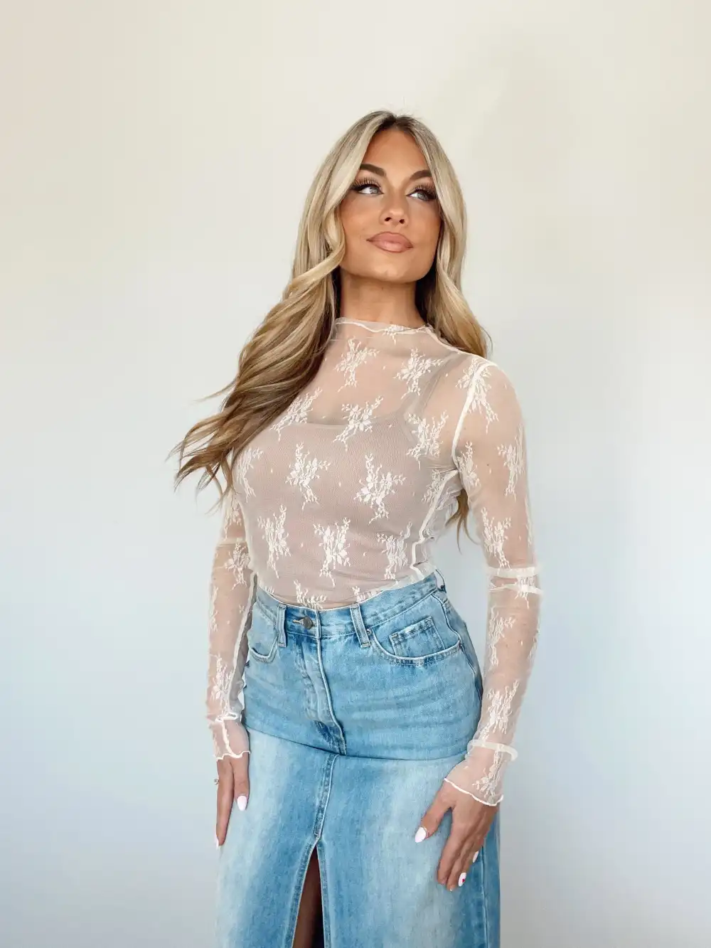Catalina Lace Top