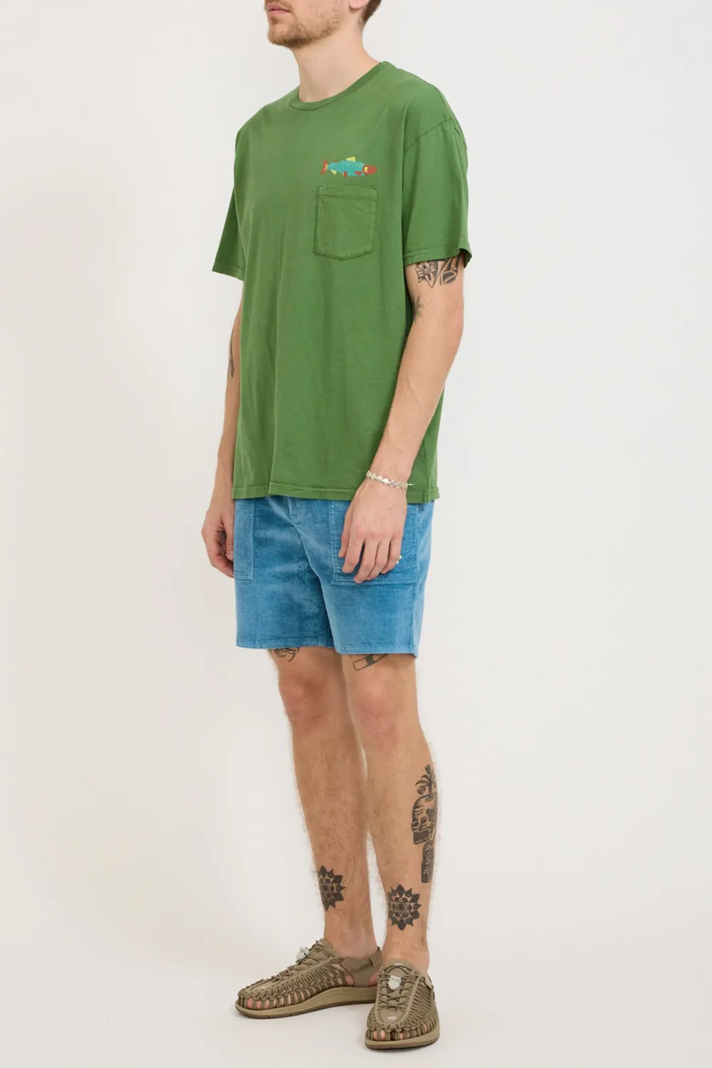 Hot Salmon Tee True Green