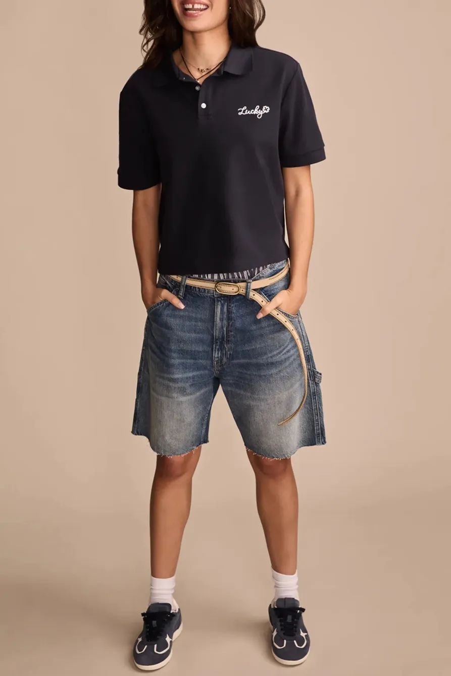 Blue Nights Short Sleeve Polo