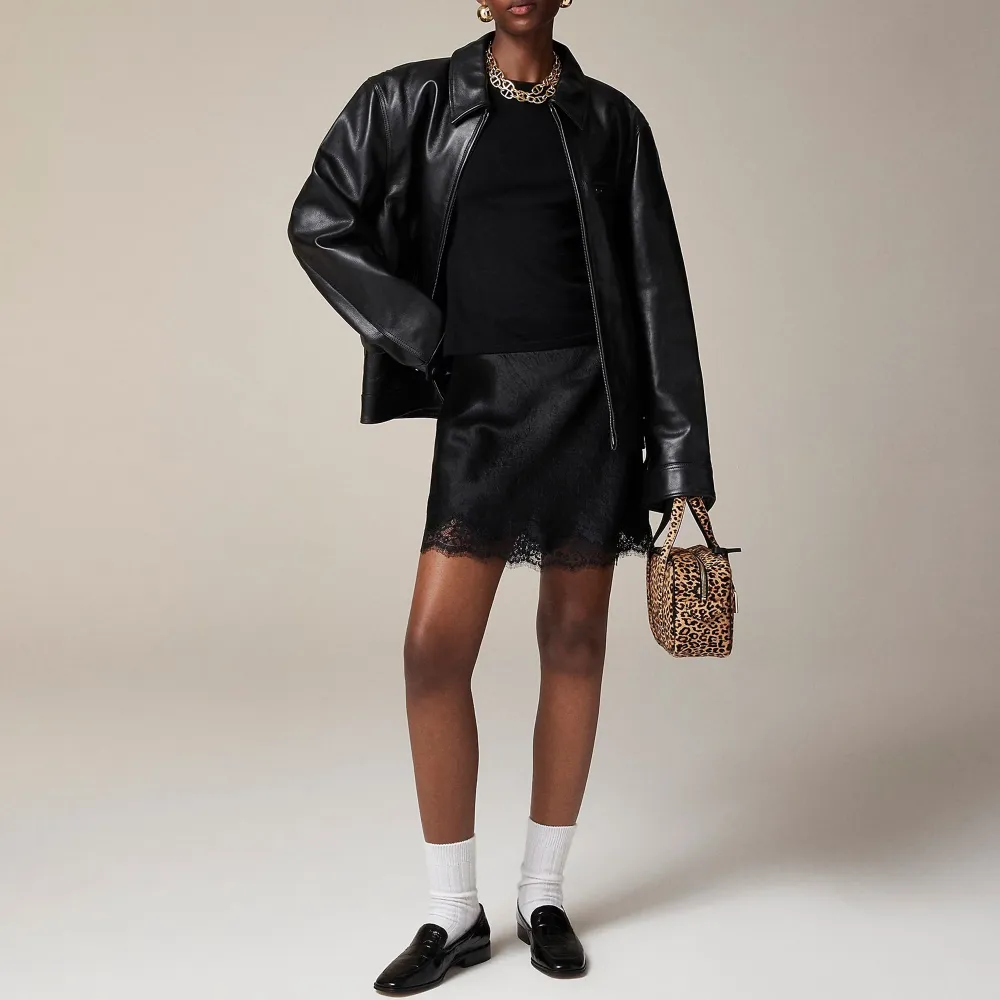 Ribbed Cashmere Cropped Crewneck Sweaters