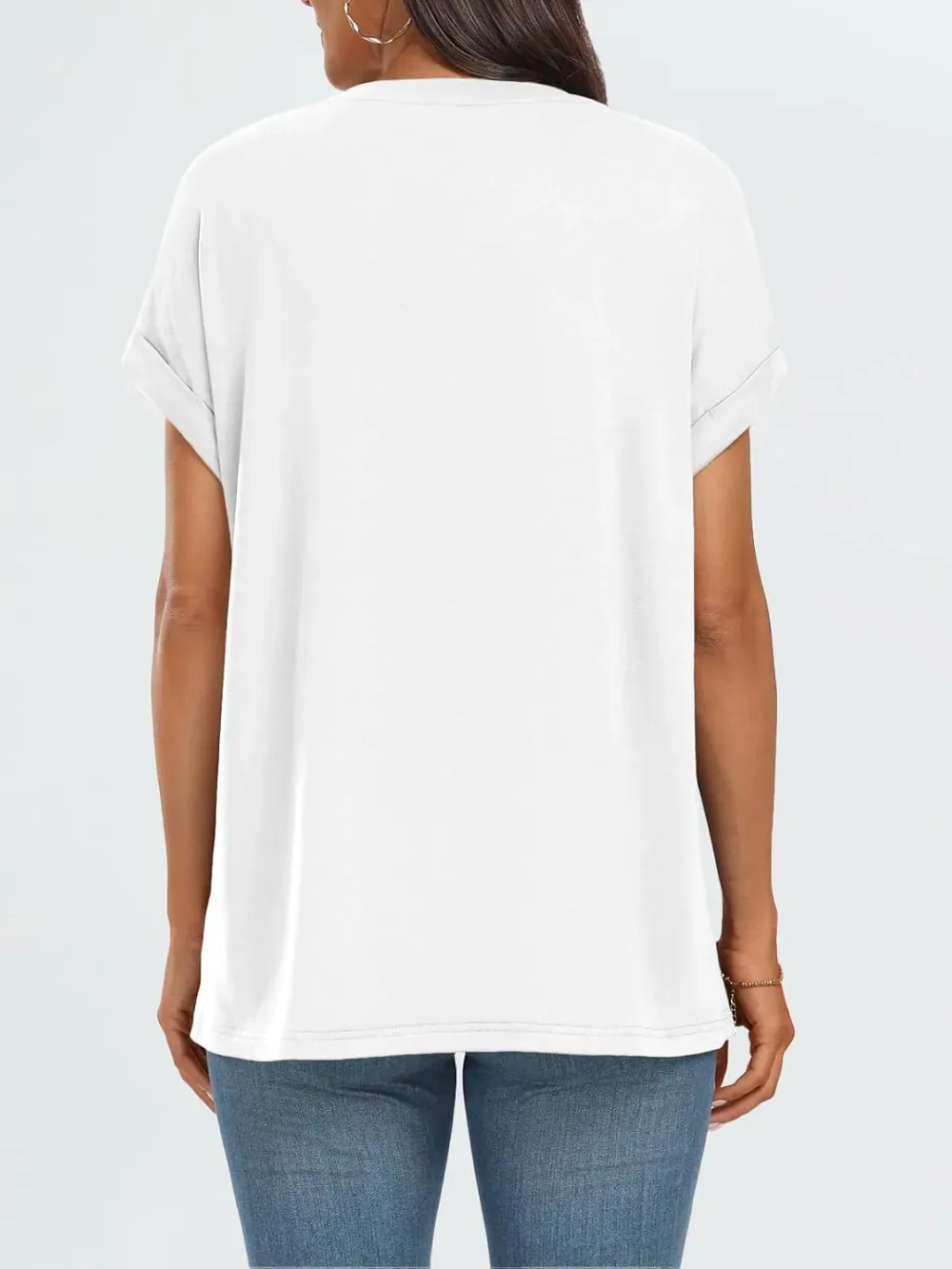 AUTOMET Women Tops Casual Basic T Shirts Loose Fit Crewneck Short Sleeve Summer Outfits