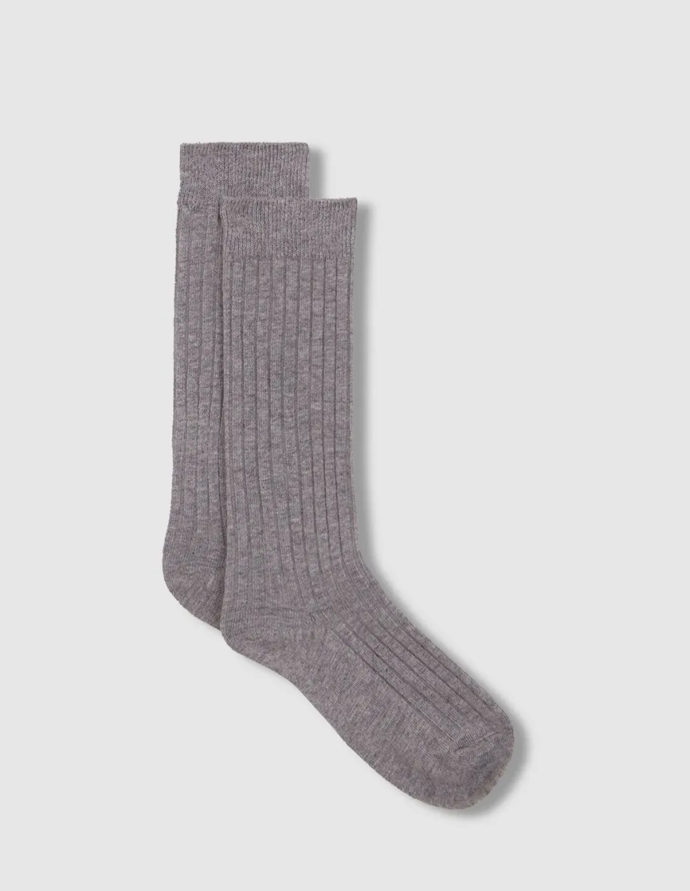 Basic Medium Grey Color Mix Sock