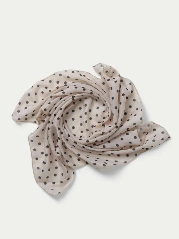 Classic Polka Dot Scarf