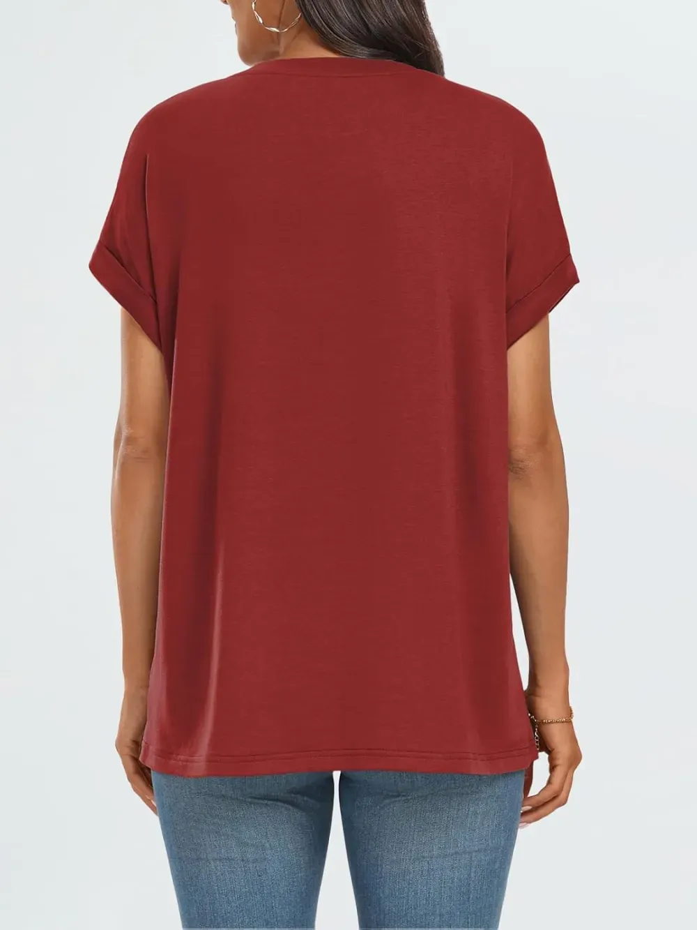 AUTOMET Women Tops Casual Basic T Shirts Loose Fit Crewneck Short Sleeve Summer Outfits