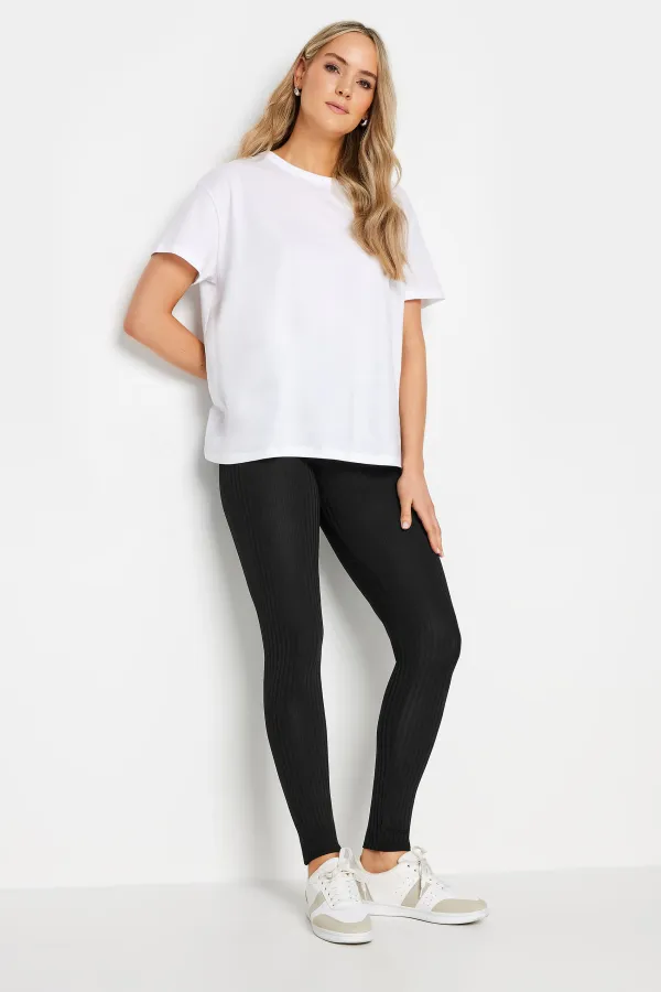 LTS ACTIVE Tall Black Ribbed Leggings
