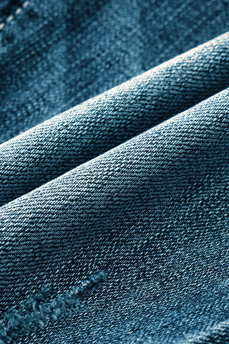 Double Button Mid Waist Bootcut Jeans