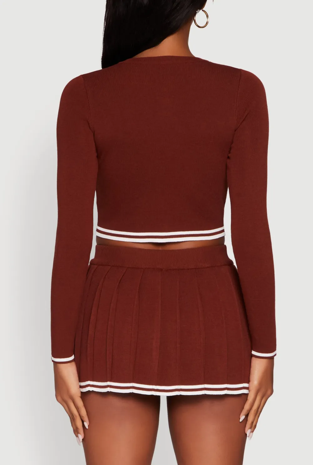 Fitted Button Up Cardigan