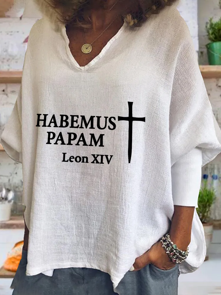 Women's Habemus Papam Leon Xiv Shirt